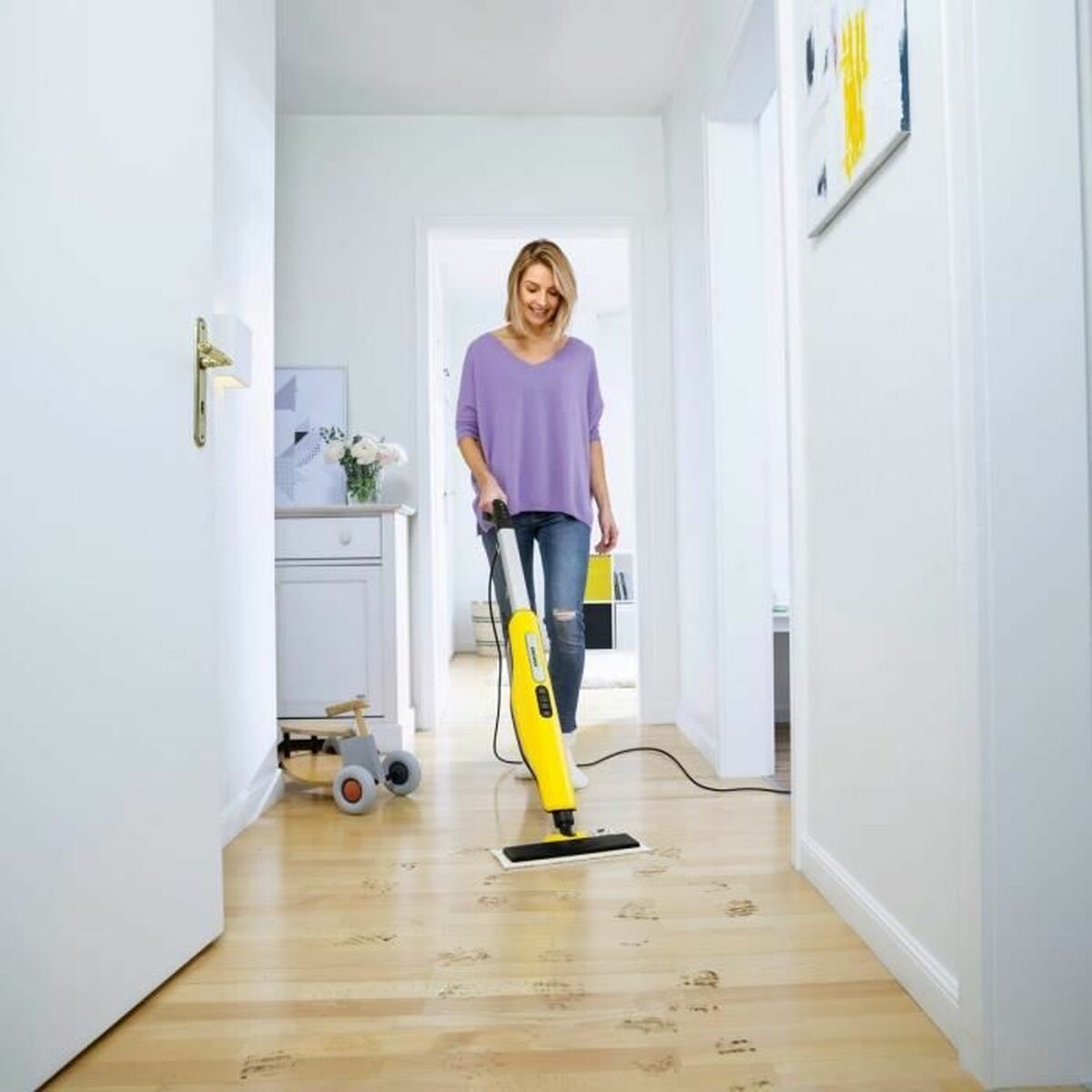 Garų šluota Kärcher SC 3 UPRIGHT EasyFix 600 W